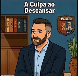 Capa Quadrinho A Culpa ao Descansar - Cichini